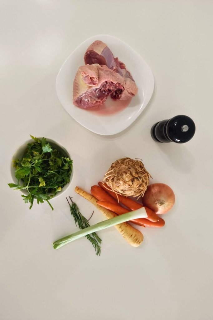 Chicken stock ingredients