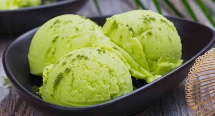 Green ice cream recipe