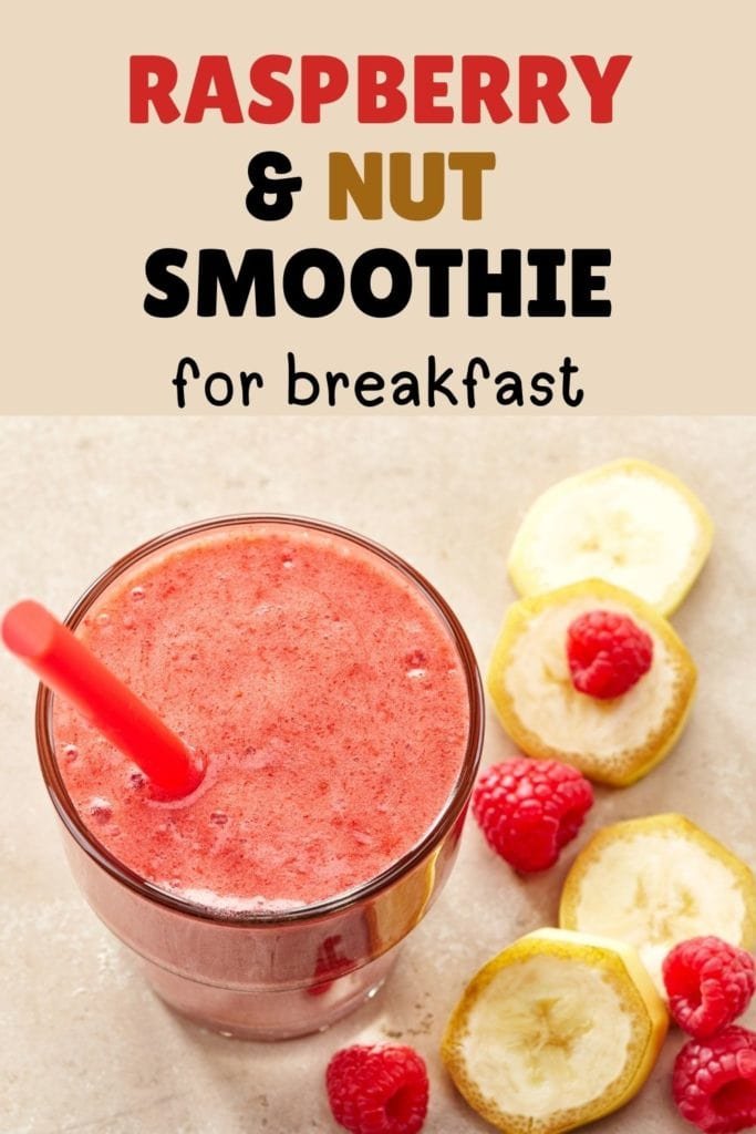 raspberry and nut smoothie