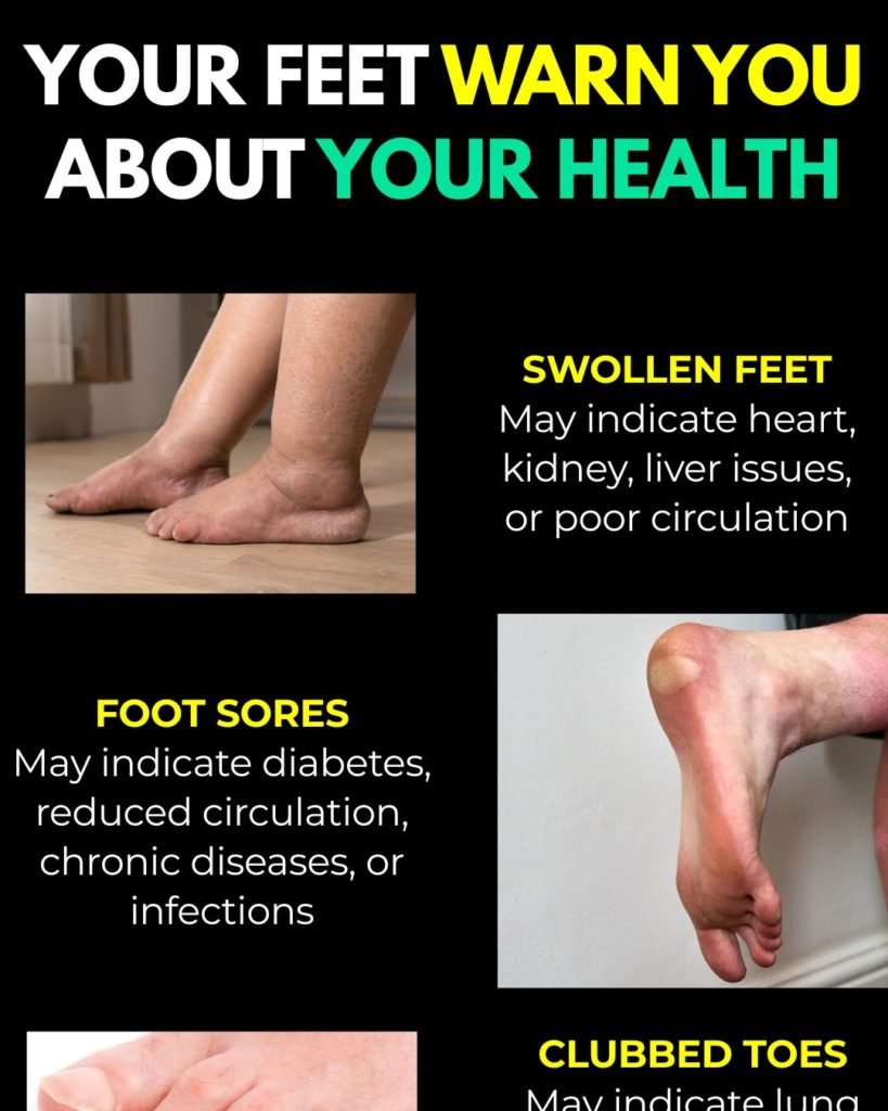 your feet warn you about your health