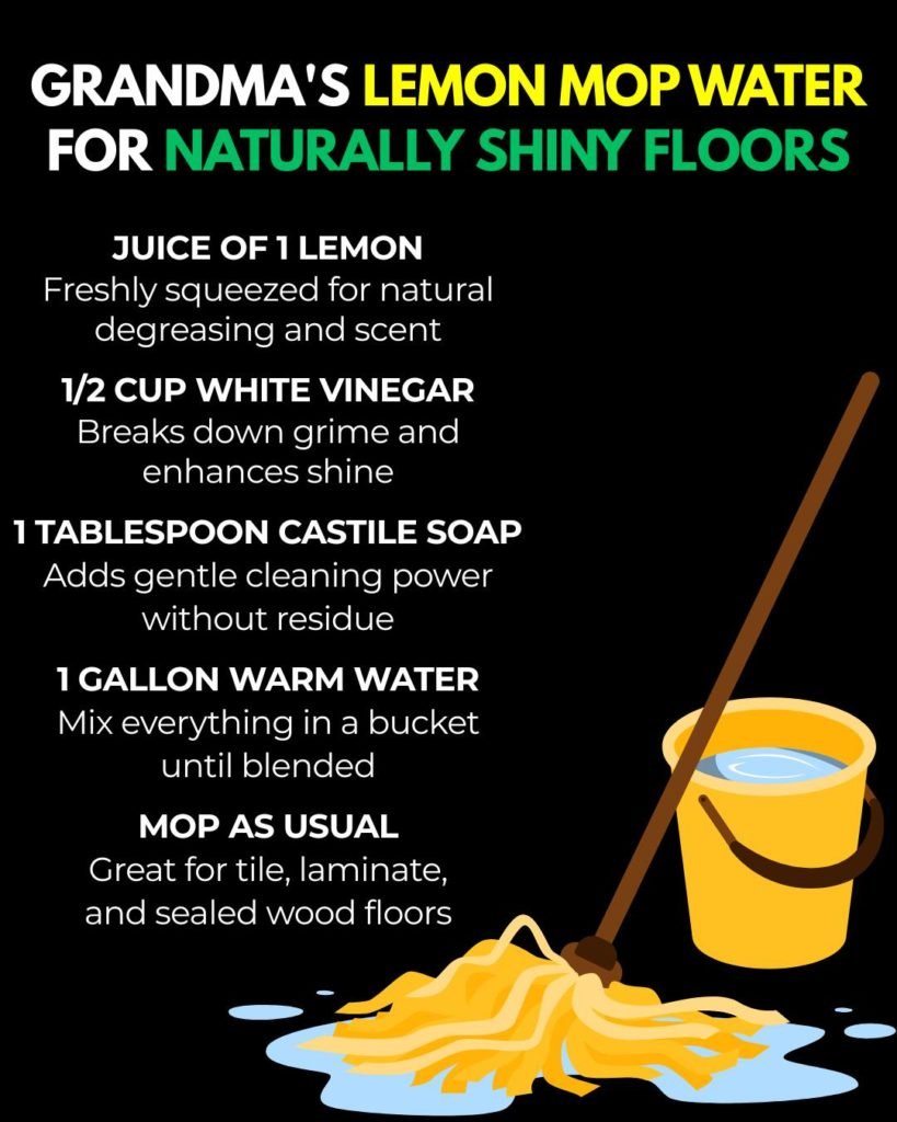 Lemon Mop Water