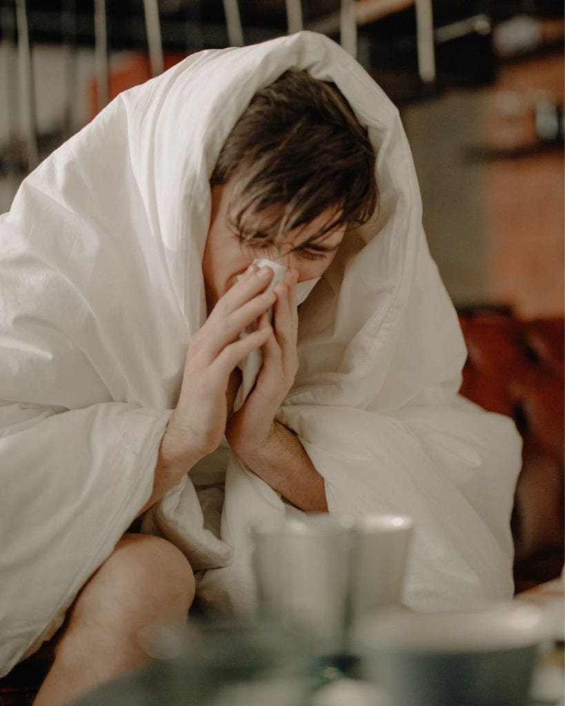 sick man