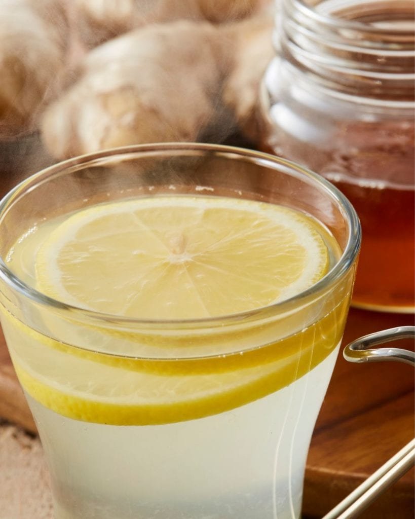 warm lemon water