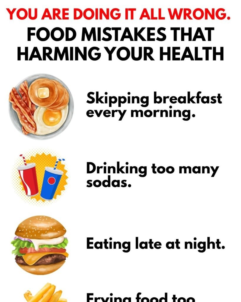 20 common food mistakes