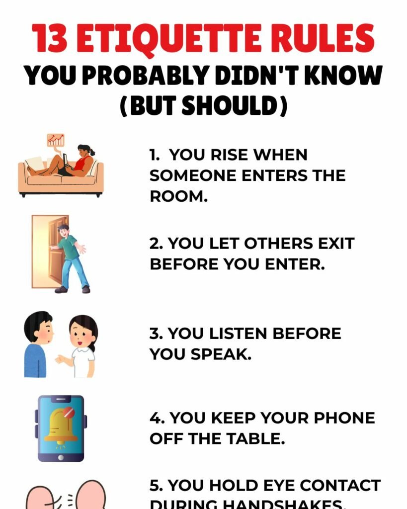 etiquette rules