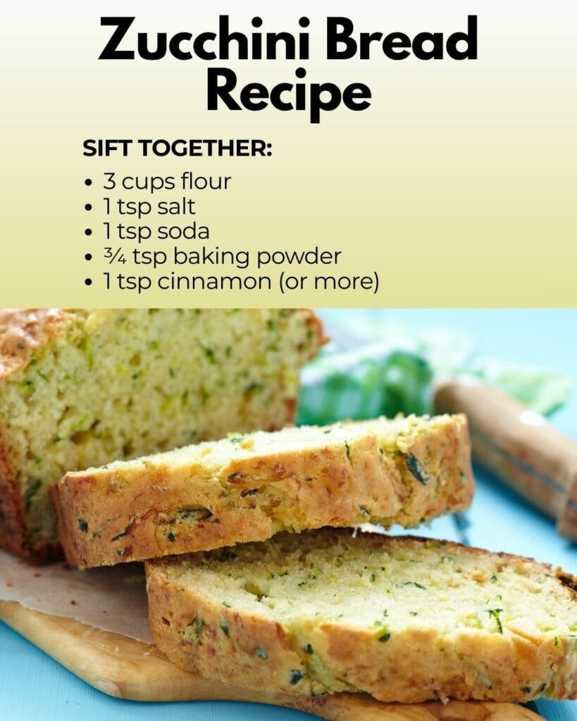 zucchini bread recipe
