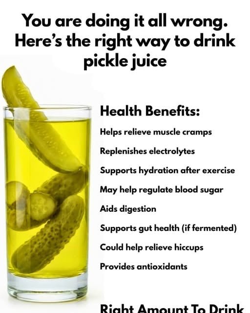 drink pickle juice