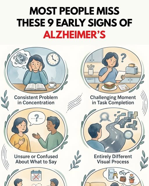 9 early signs of Alzheimer’s