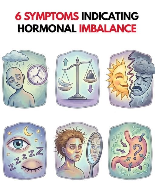 6 signs of hormonal imbalance