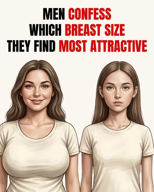 most attractive breast size
