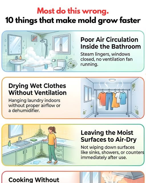 make mold thrive faster