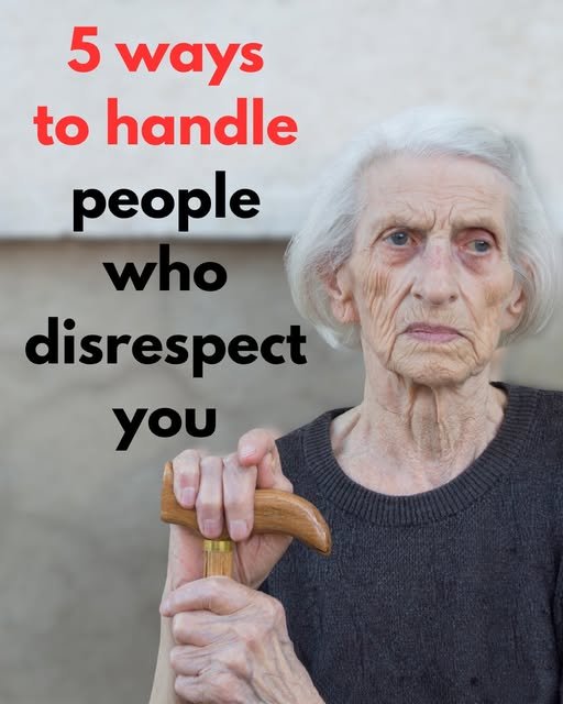 disrespect you