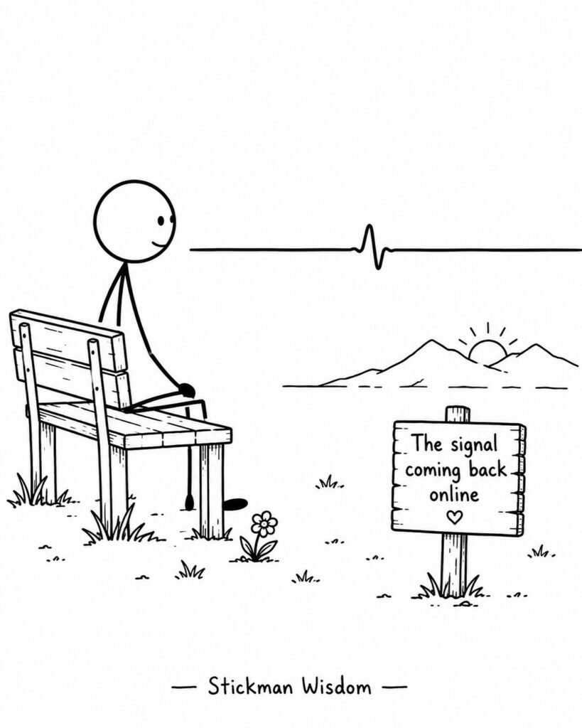 The signal coming back online