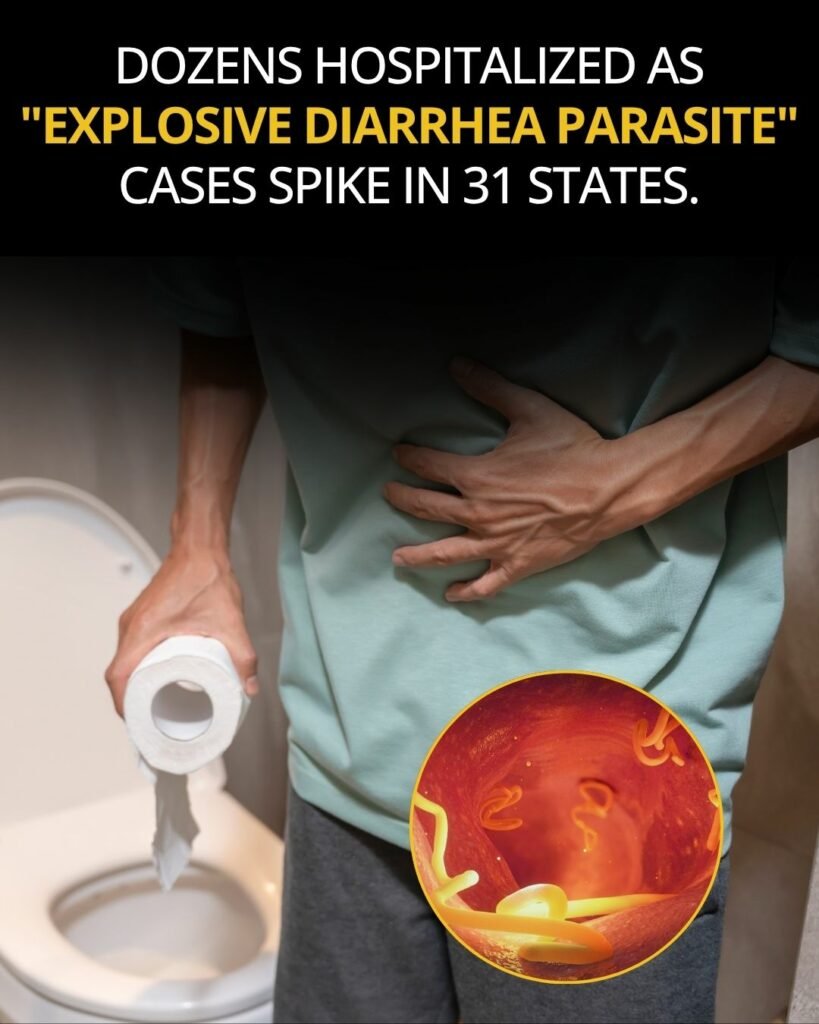 explosive diarrhea parasite