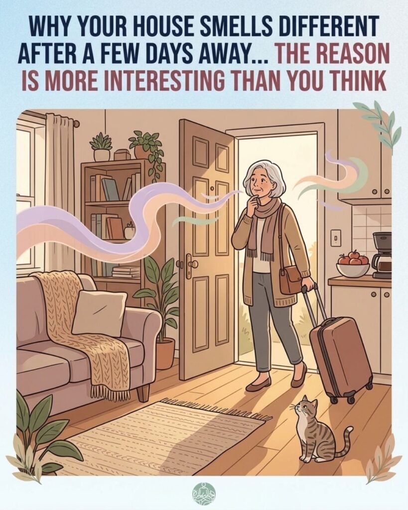 house smells different after a few days away