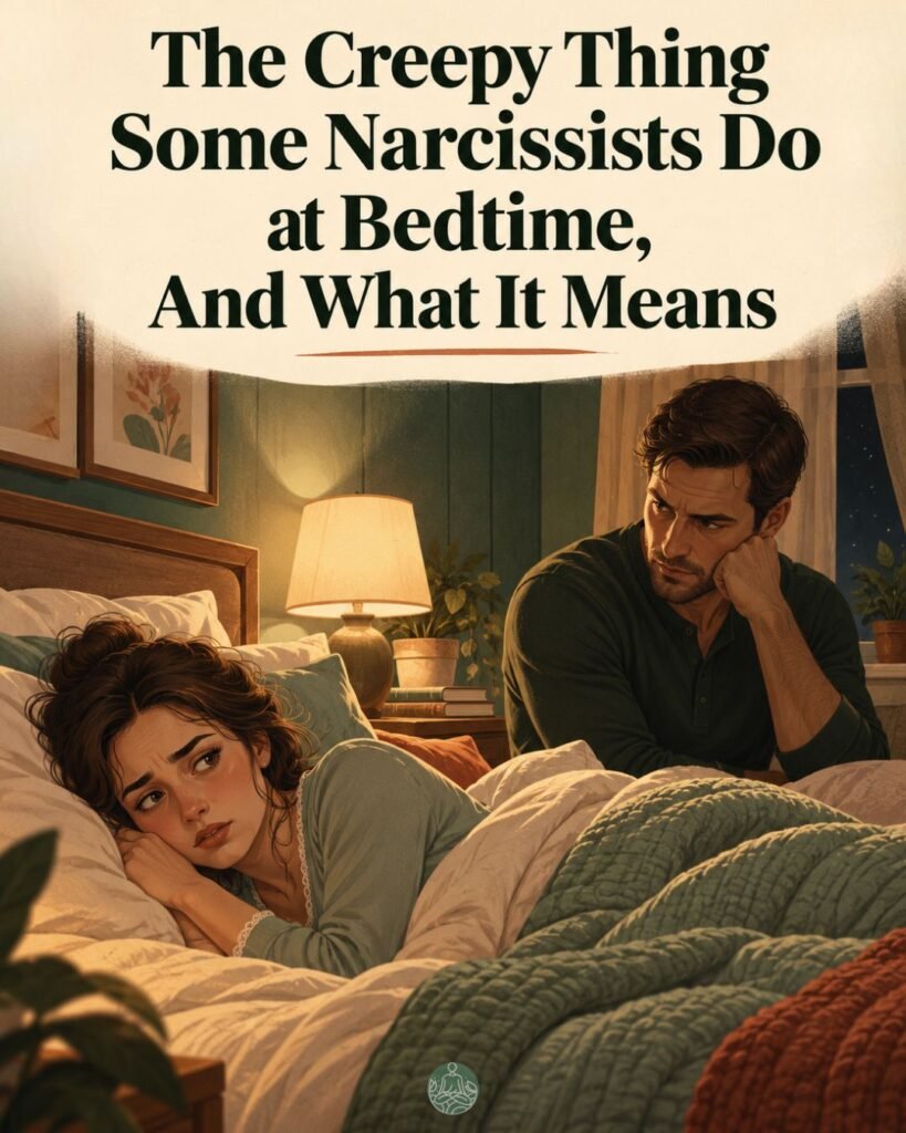 narcissists do at bedtime