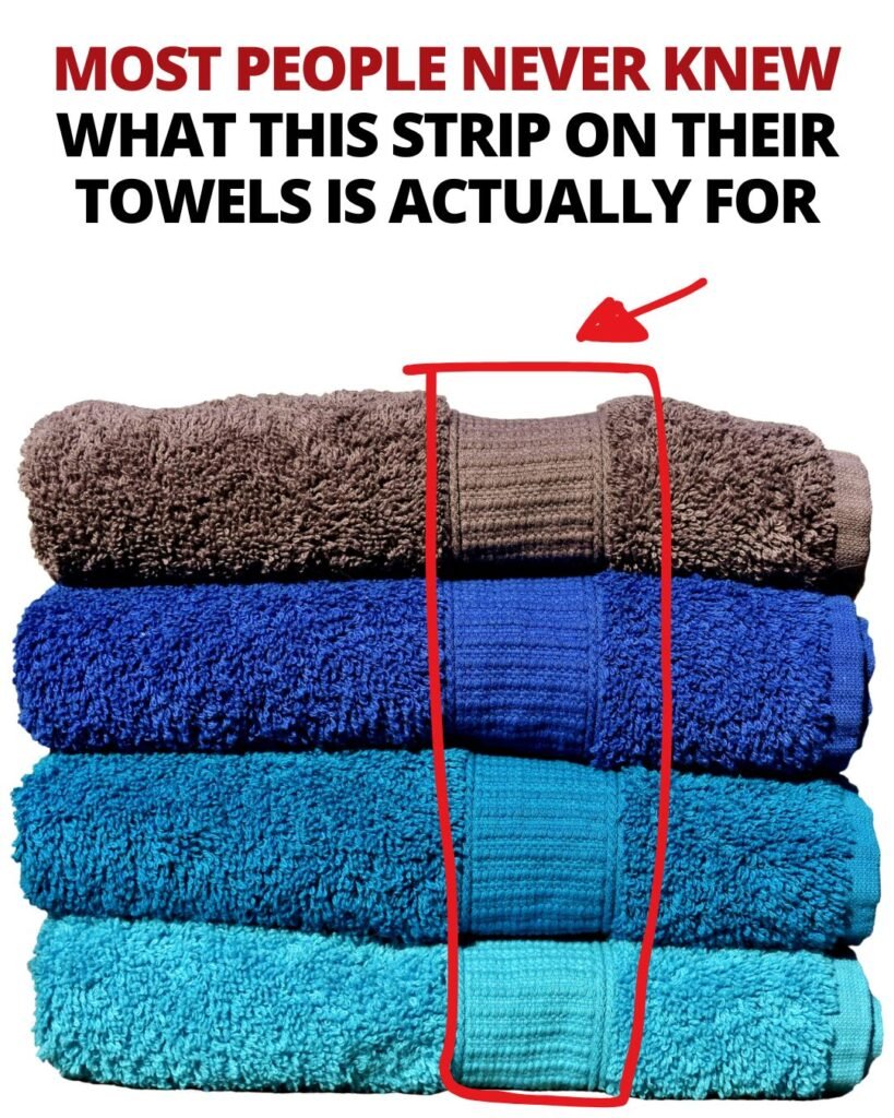 strip on towels